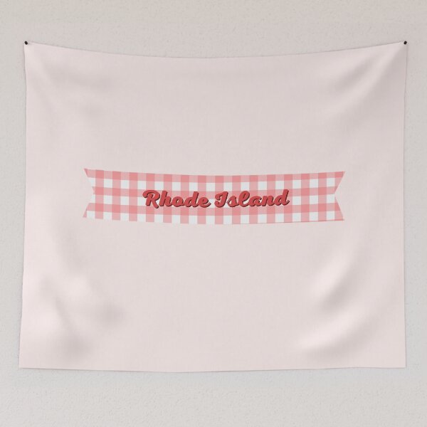 Item preview, Rhode Island - Checkered Label designed and sold by CityCollection.
