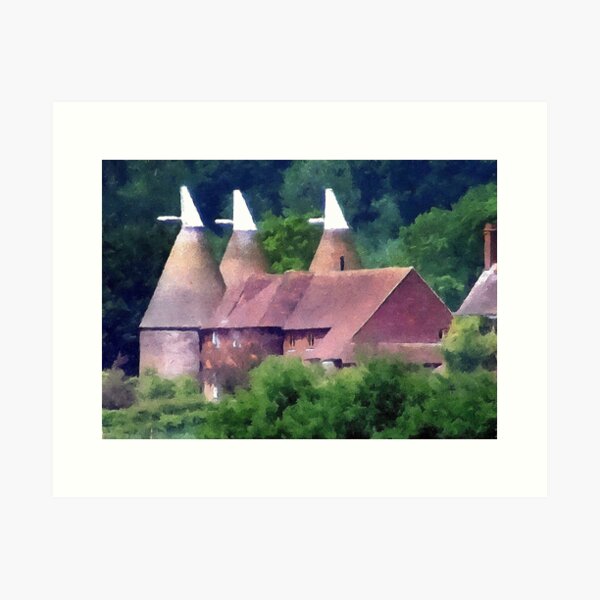 Oast Houses Art Print