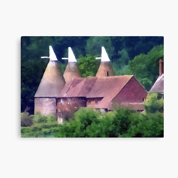 Oast Houses Canvas Print