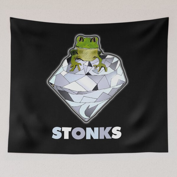 Item preview, Stonks Frog designed and sold by Ian Wylie.