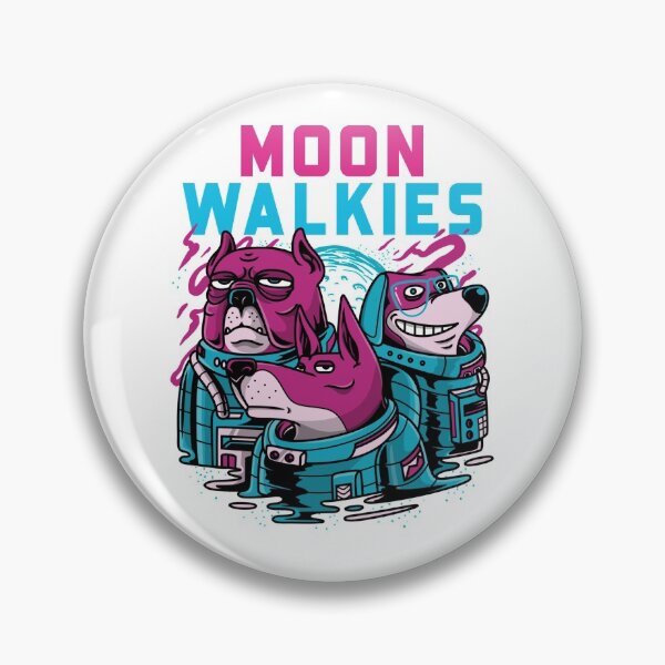 Item preview, Moon Walkies Space Dogs designed and sold by DorcStore.