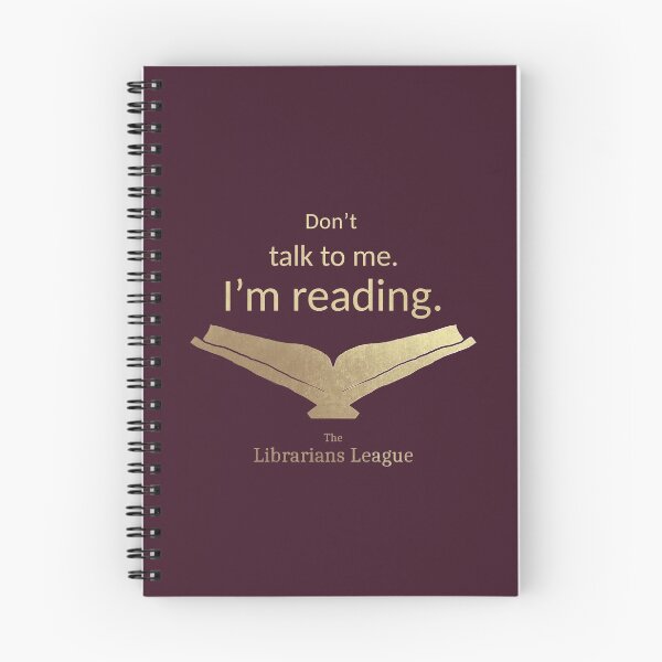 Item preview, Don't Talk To Me, I'm Reading! designed and sold by Librarians.