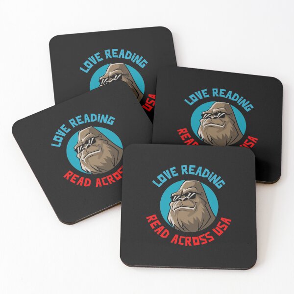 Item preview, Gorilla with shades smiling Love Reading Reading Across USA - Read Across America Day designed and sold by WowAllinOne.