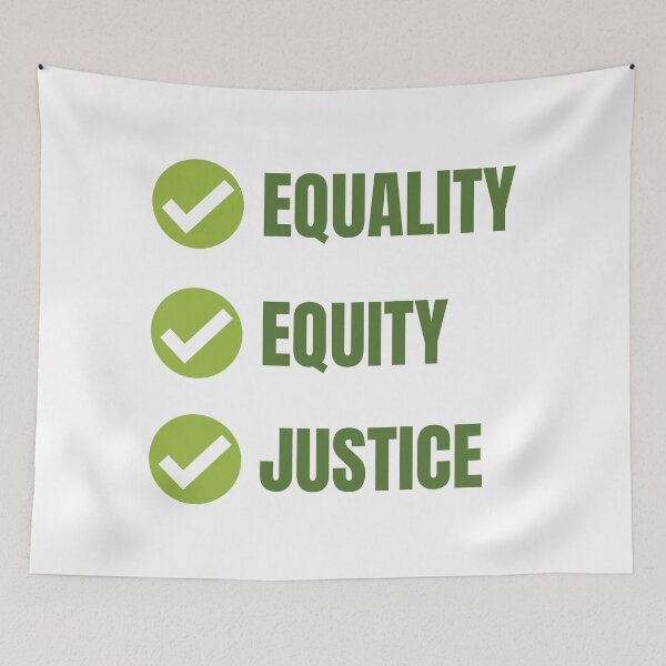 Item preview, Equality - Equity - Justice designed and sold by P2CPOD.