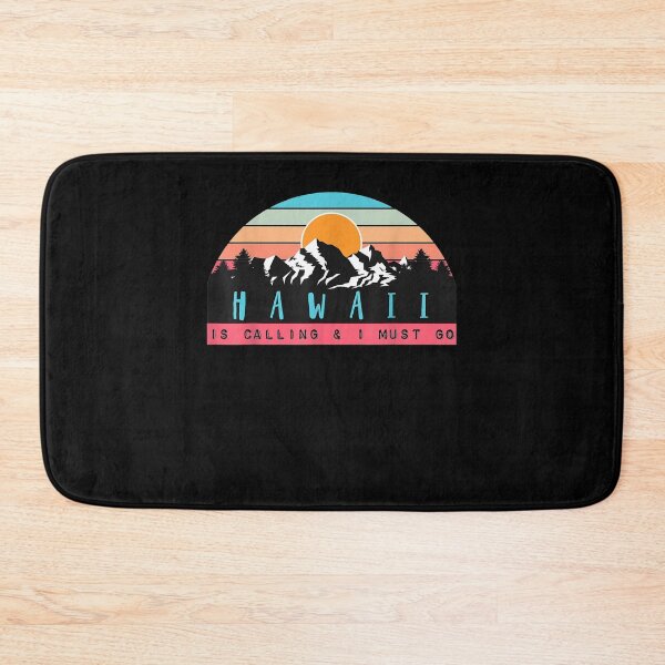 Item preview, Hawaii Is Calling And I Must Go Fun Hiking Vintage Design  designed and sold by charissamo77.