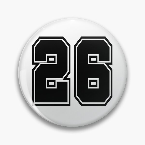 Item preview, 26 shirt number college style number designed and sold by GeogDesigns.