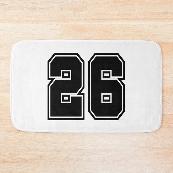 Item preview, 26 shirt number college style number designed and sold by GeogDesigns.