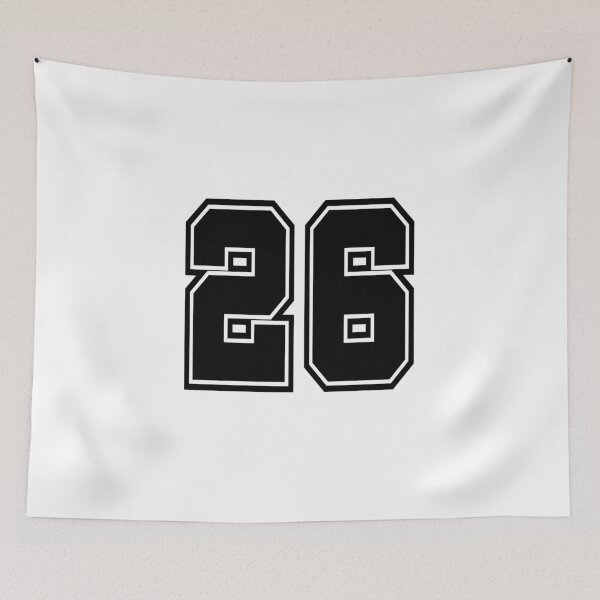 Item preview, 26 shirt number college style number designed and sold by GeogDesigns.