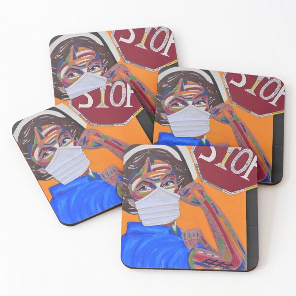 Item preview, Portrait nurse against Covid designed and sold by Artedelph Sénéchal.