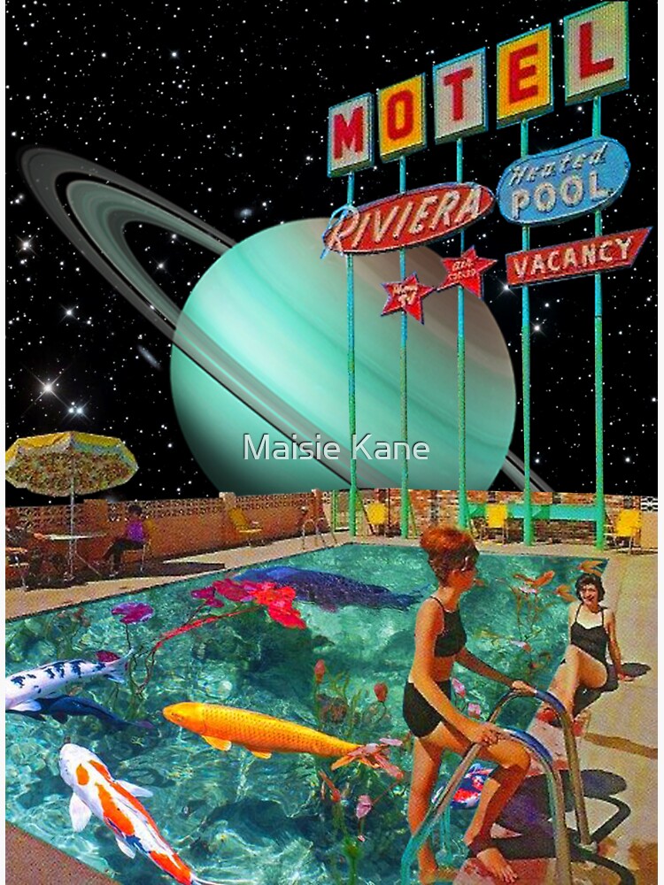 Thumbnail 3 of 3, Sticker, Motel Saturn designed and sold by maisiekane.