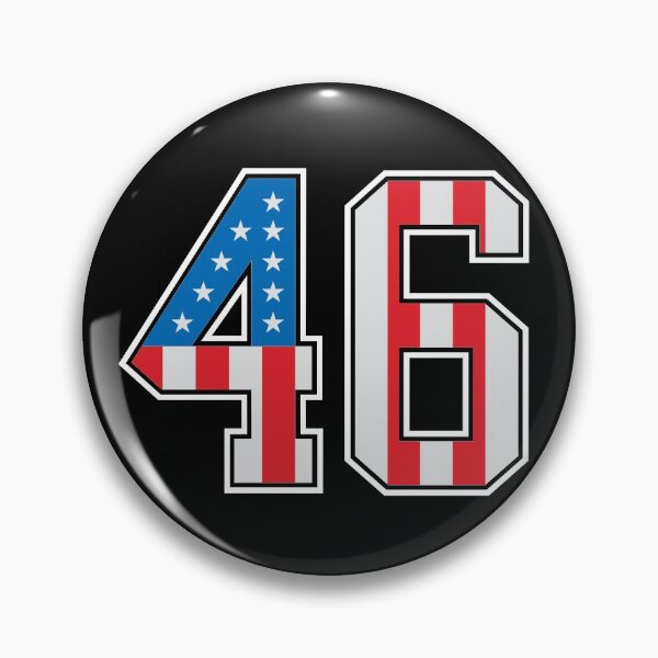 Item preview, 46 American Classy Numbers forty-six United States Flag designed and sold by Urosek.