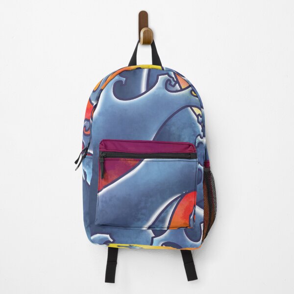Item preview, blue ocean wave in sunset designed and sold by weilertsen.
