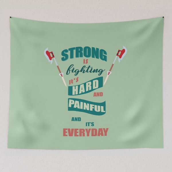 Item preview, strong is fighting  designed and sold by aluap106.