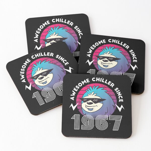 Item preview, Vintage 54th Birthday Sloth 54 Years Chiller Since 1967 Bday  designed and sold by charissamo77.