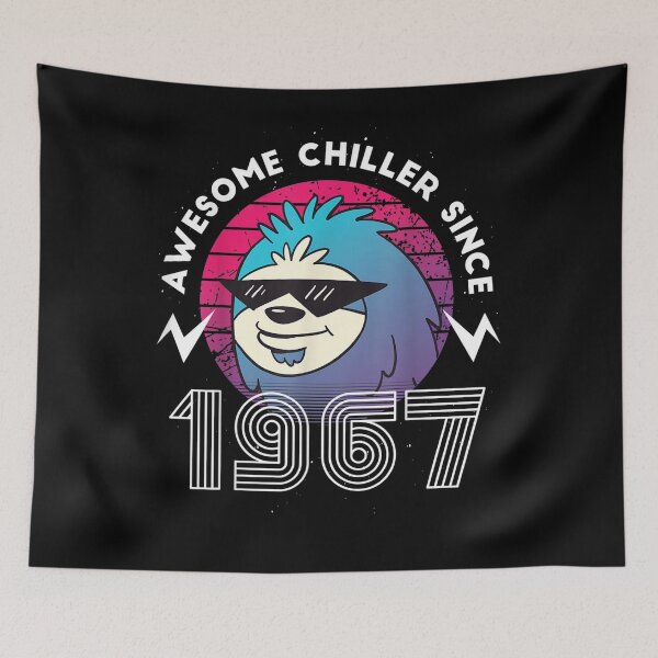 Item preview, Vintage 54th Birthday Sloth 54 Years Chiller Since 1967 Bday  designed and sold by charissamo77.