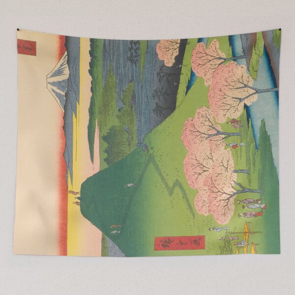 Item preview, Spring Mt Fuji Vintage Ukiyo-e Japanese Art designed and sold by VintageArchive.