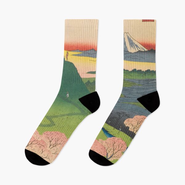 Item preview, Spring Mt Fuji Vintage Ukiyo-e Japanese Art designed and sold by VintageArchive.