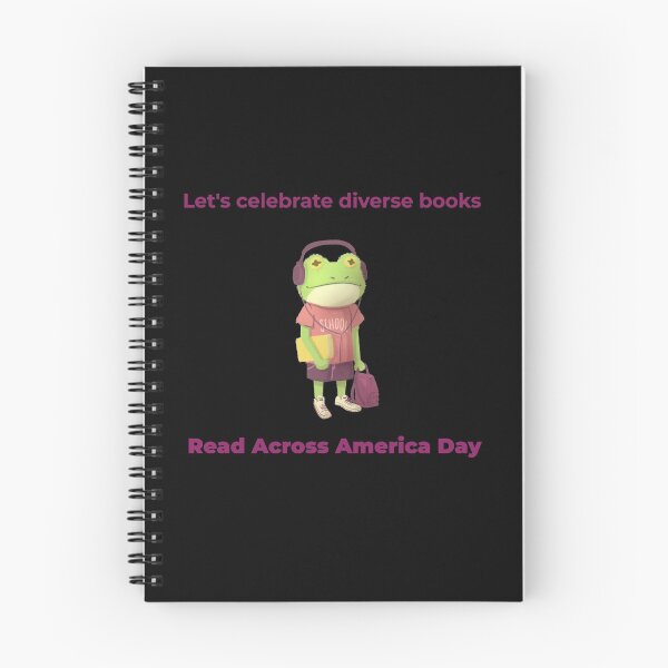Item preview, Copy of Young Frog with Headphones Carrying a Yellow Book - Read Across America Day designed and sold by WowAllinOne.