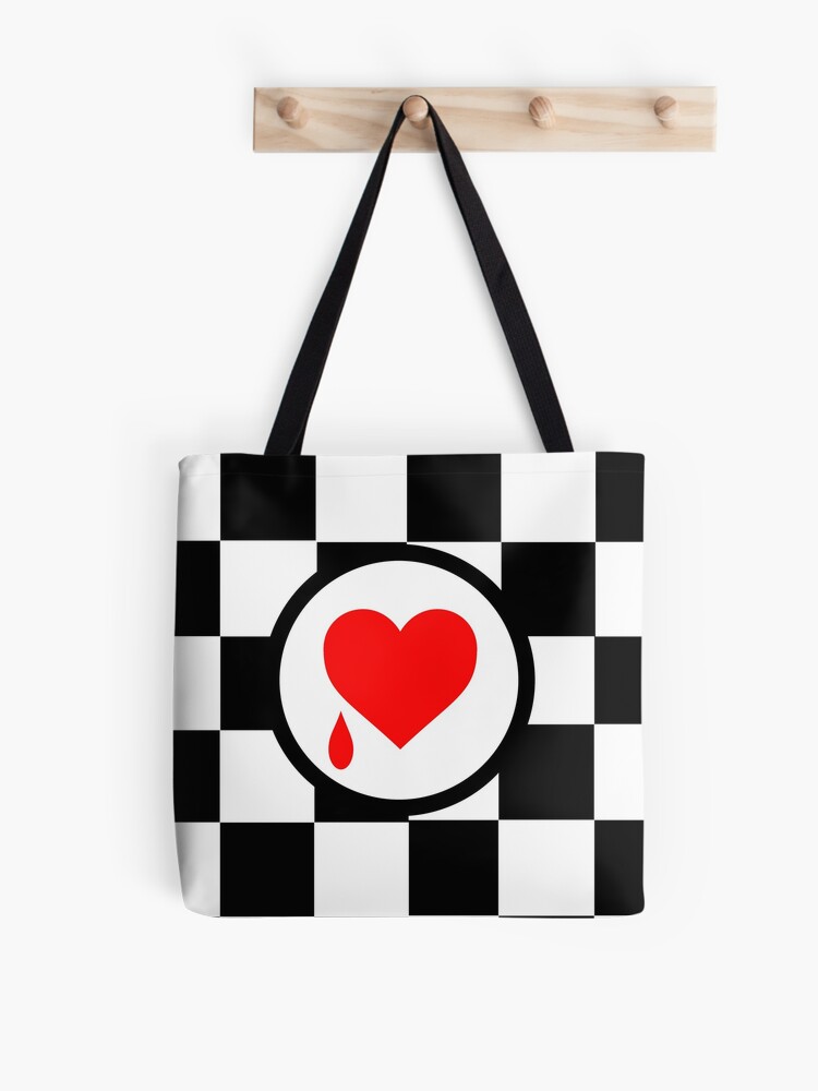 LIMITED EDITION: Checkered Tote Bag - Vertical