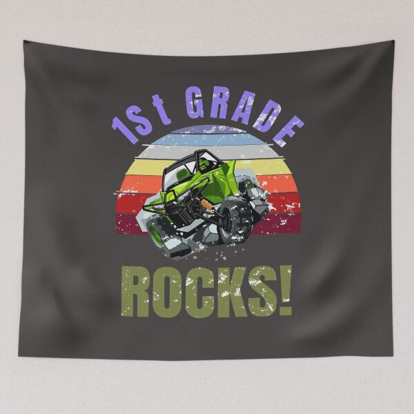 Item preview, 1st Grade Rocks ! - Retro Distressed Monster Truck designed and sold by Zavola.