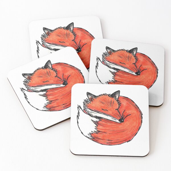 Item preview, cute fox designed and sold by Splendid Scibbles.