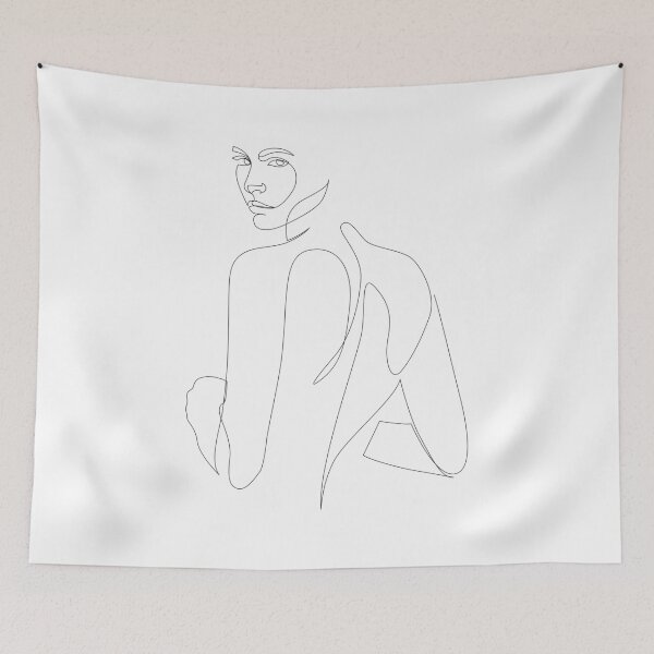 Item preview, One line nude - 18_o_ln_20_1 designed and sold by addillum.