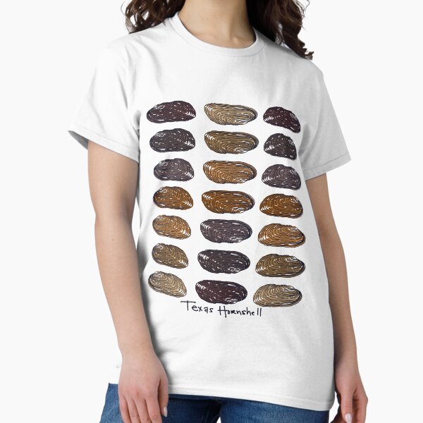 Texas Hornshell (Poenaias popeii)- Texas Endangered Aquatic Invertebrate Classic T-Shirt