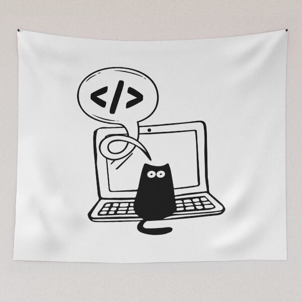 Item preview, PROGRAMMER CAT designed and sold by UrahGo.