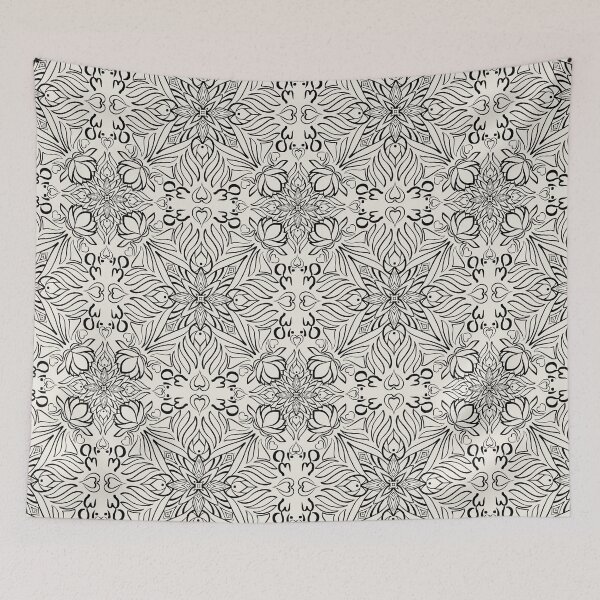 Item preview, Mandala Yoga Buddha Boho Illustration Inhale Exhale designed and sold by CreativeBu.