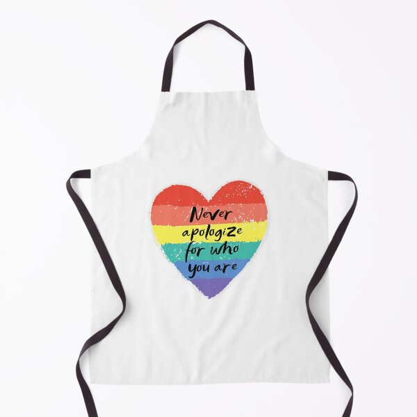 Item preview, LGBTQ Pride - Never Apologize for Who You Are - Pride Ally - Rainbow Pride designed and sold by DesignByLeo.