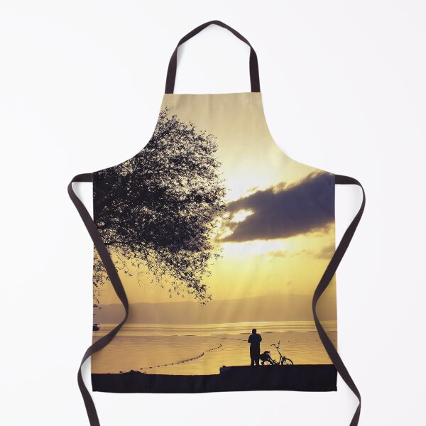 Item preview, Golden sunset-Fisherman Silhouette designed and sold by Mitko  Peroski.