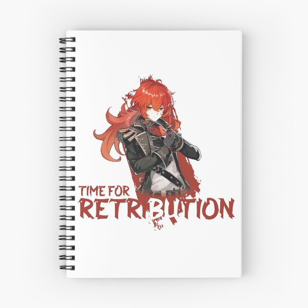 Item preview, 'Time for Retribution' - Diluc [Genshin Impact] designed and sold by NeonDroids.