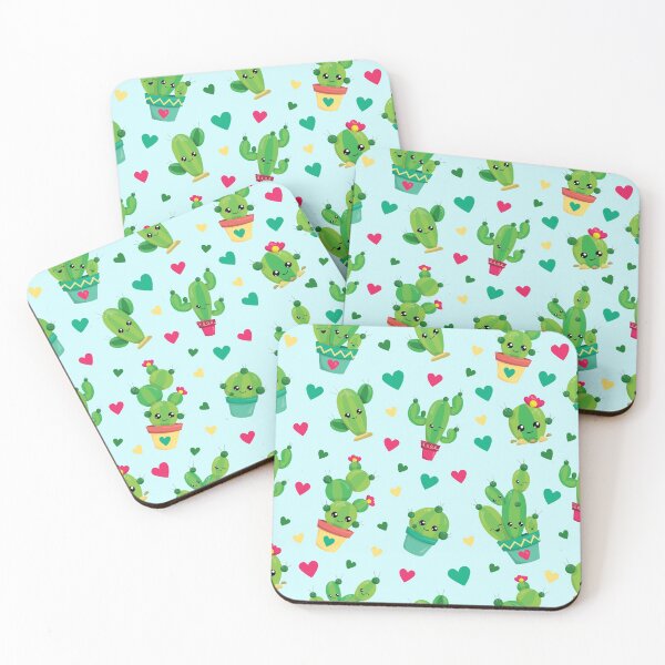 Item preview, Kawaii Cactus Pattern Cute Succulents designed and sold by TamGustam.