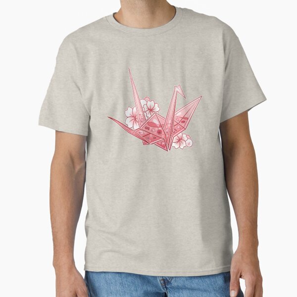 Item preview, Glass Sakura Origami Crane designed and sold by heysoleilart.