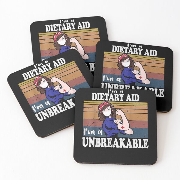 Item preview, I Am A Dietary Aid I Am Unbreakable Vintage Gifts Nurse  designed and sold by charissamo77.