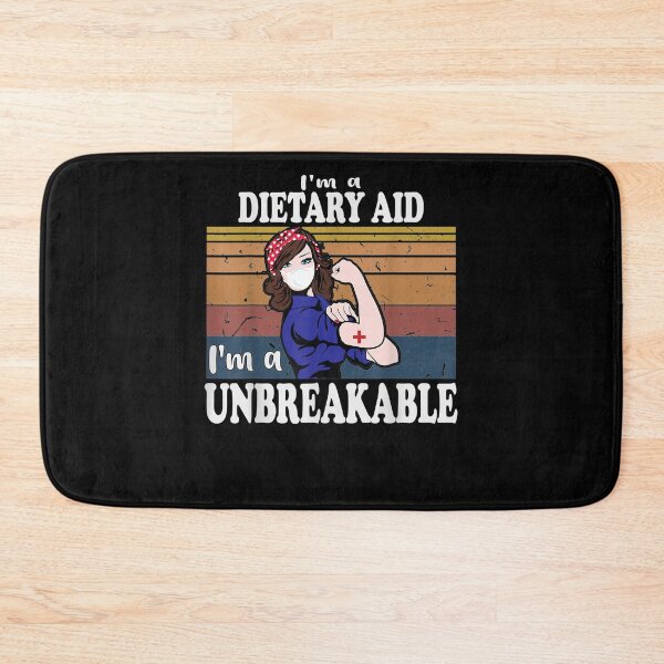 Item preview, I Am A Dietary Aid I Am Unbreakable Vintage Gifts Nurse  designed and sold by charissamo77.