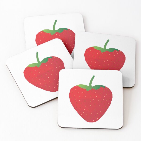 Item preview, Strawberry Low Poly designed and sold by MHich.