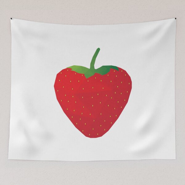 Item preview, Strawberry Low Poly designed and sold by MHich.