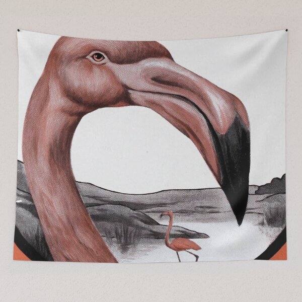 Item preview, The Flamingo designed and sold by redoARTstore.