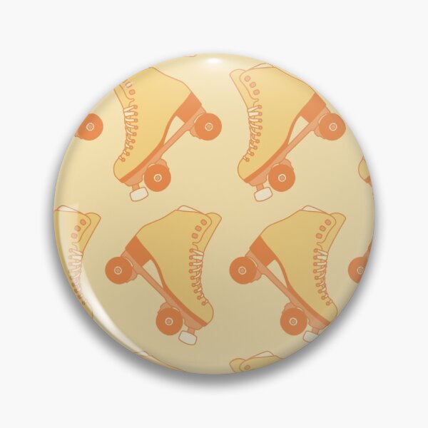 Item preview, Orange rollerskate pattern designed and sold by Kuuhee.