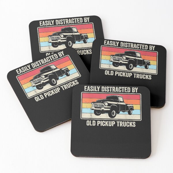 Item preview, Easily Distracted By Old Pickup Trucks Funny Farm Truck  designed and sold by charissamo77.