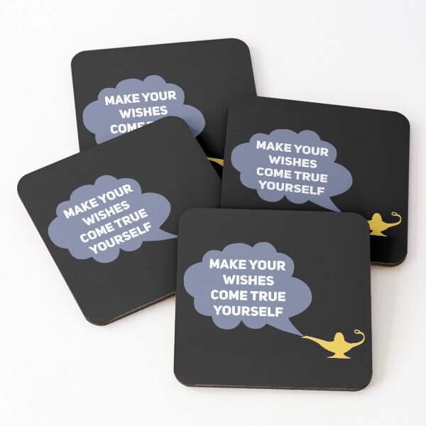 Item preview, Genie lamp with a motivational phrase designed and sold by Blackvz.