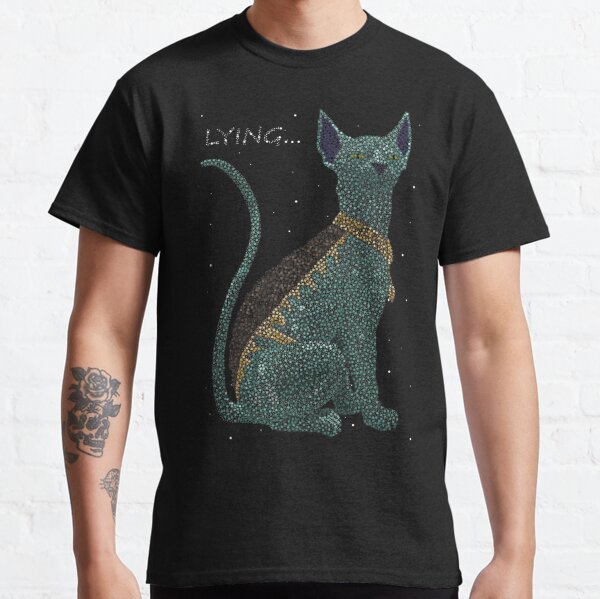 Lying cat t sales shirt