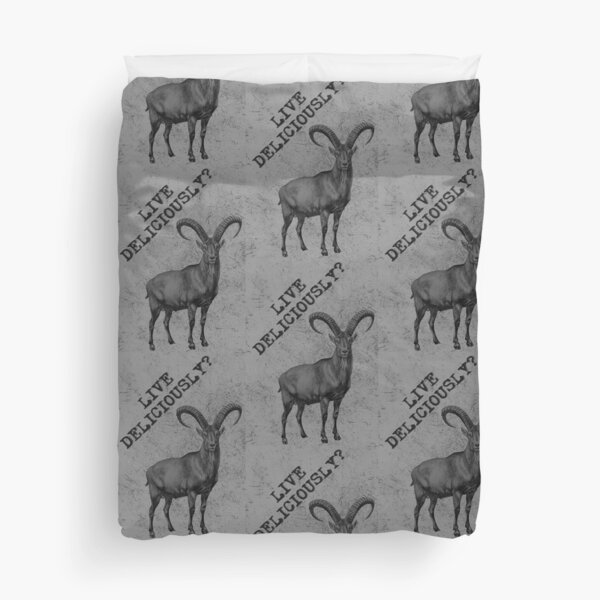 Live Deliciously Duvet Cover