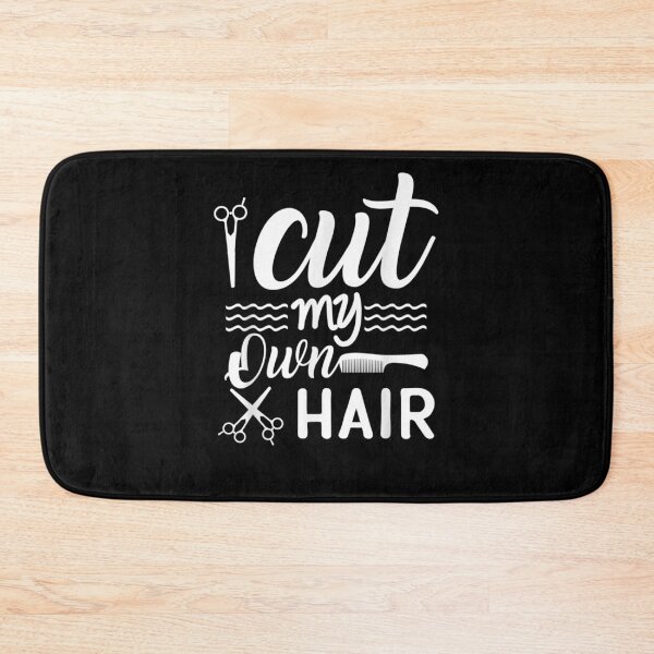 Item preview, I Cut My Own Hair Funny Hairdresser Quote With Scissors  designed and sold by charissamo77.