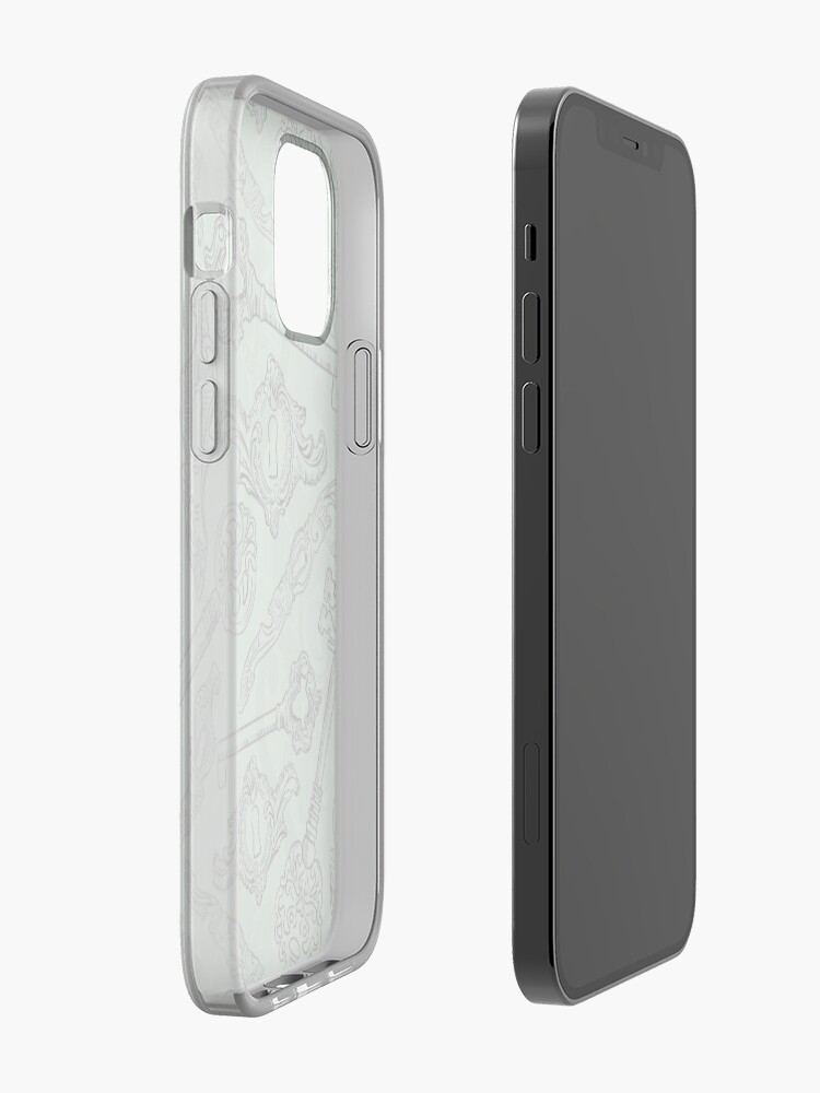 Alternate view of Rococo locks and keys pattern design iPhone Case & Cover