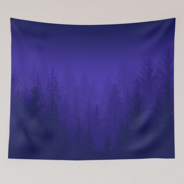 Item preview, Purple Trees Serene Nature Art designed and sold by rkmountains.