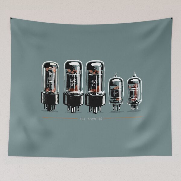 Item preview, 5E3 tube amp in vintage style designed and sold by SerifsWhiskey.