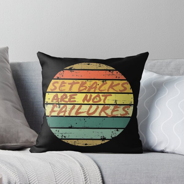 Item preview, Setbacks Are Not Failures. Retro Sunset designed and sold by Hilomind.