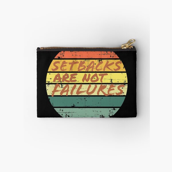 Item preview, Setbacks Are Not Failures. Retro Sunset designed and sold by Hilomind.